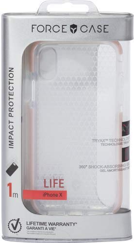 Custodia Rinforzata Force Case per iPhone X/XS - Trasparente e