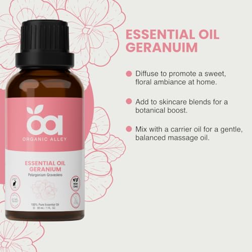 Aceite Esencial de Geranio Egipcio Puro 30 ml miniatura 4