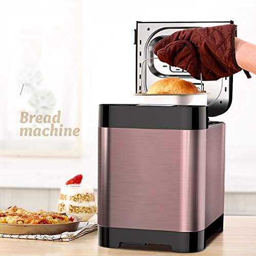 Brotbackautomat, 450 W, 1 Kg Brot Gewicht, Keramik-Beschichtung, 18 Funktionsmenüs, 13-Stunden-Verzögerungsfunktion, 3 Backtexturen,
