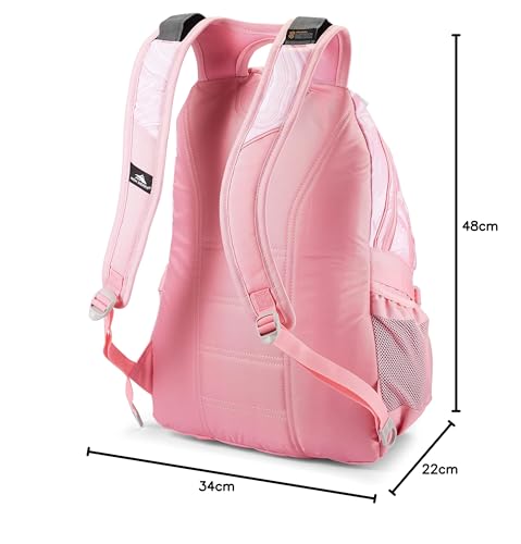 Image of High Sierra Loop Backpack, Pink Marble /Bubblegum Pink, Taglia unica