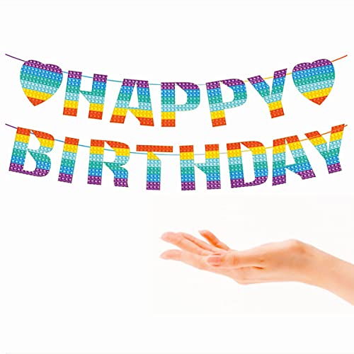 Zhongshun ZH-020 Puah Pop Bubble Happy Birthday Banner cover