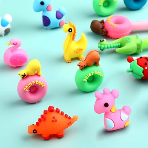 SANNIX Bolígrafos de gel de 20 piezas estilo caricatura miniatura 4