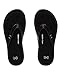 Under Armour Women's Marbella V Thong, Black (001)/Metallic Silver, 10