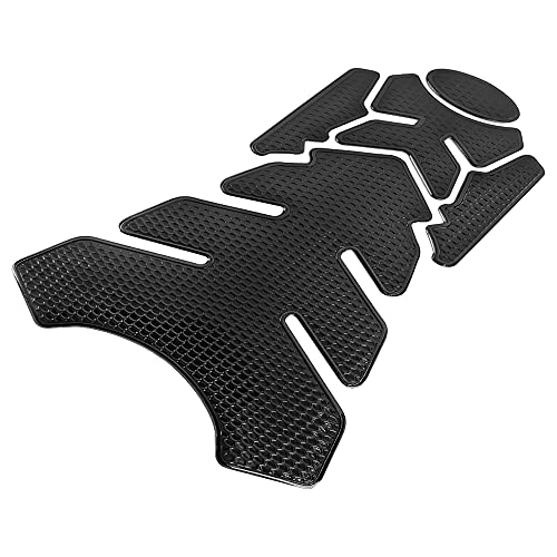 F FIERCE CYCLE Fuel Tank Protector PVC Rubber Pad Emblem Badge Sticker