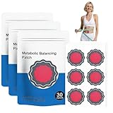 90 Stück Abnehmpflaster Metabalance Patch, Berberin Pflaster Hautfreundliches Pflaste, Diskret & Komfortabel Für Erwachsene, Einfache Anwendung für alle Körpertypen, Vorteilspack