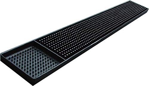 Garnet 3000 Mat per banco Bar in Gomma – Misure: 58 cm x 8,5 x 1,5 cm H – 1 pz-Made in Italy, Plastica