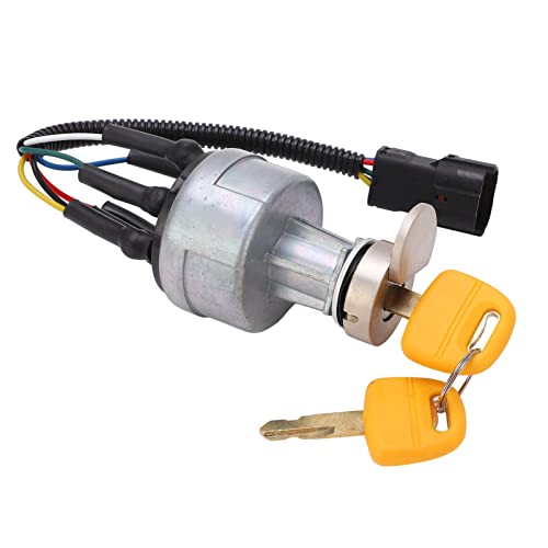 Interruptor de encendido de arranque para Sany SY210 con 2 llaves 3