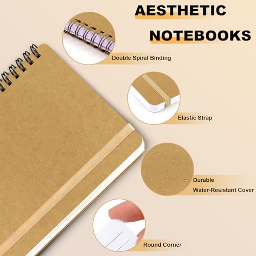 Petit carnet avec sangle anti-pages cornées pour la prise de notes - 3