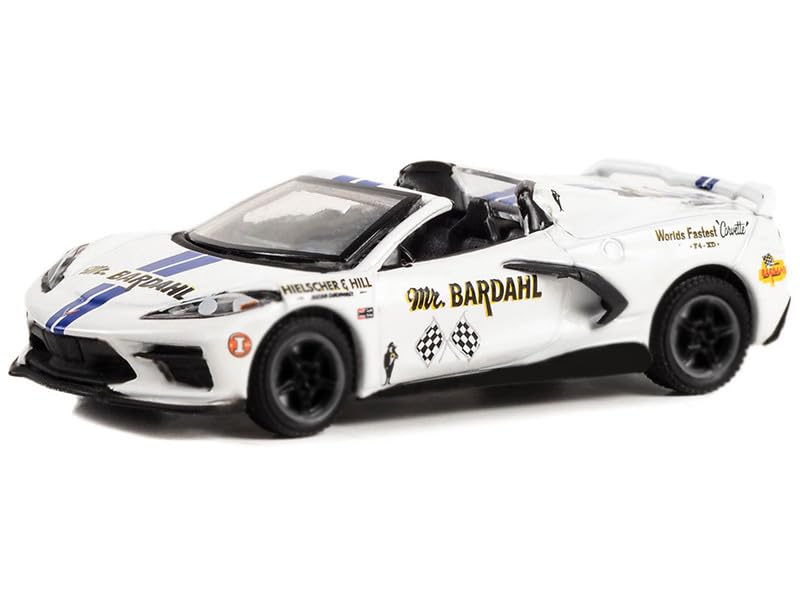 2022 Chevy Corvette C8 Stingray Convertible Blanco 1/64
