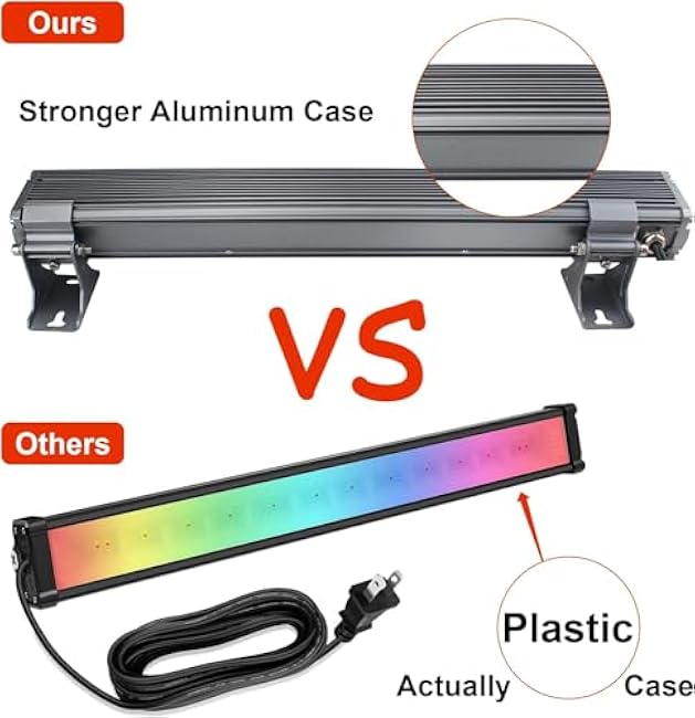 48W LED RGB Color Changing Flood Light Wall Washer Light Bar