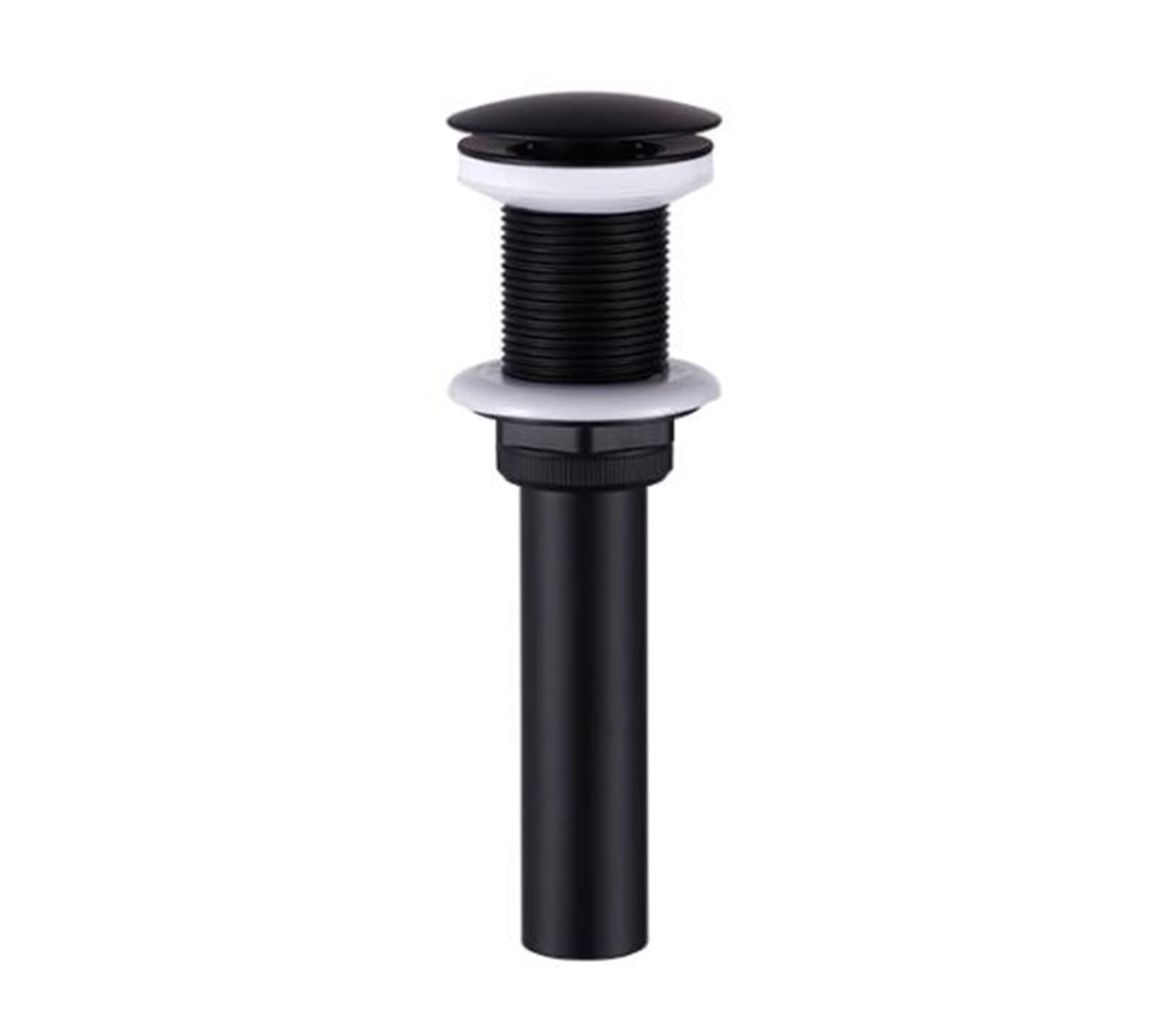 Mooilko Black No Overflow Black Basin Faucet Brushed Gold Bathroom Faucet Mixer Tap Chrome/Nickel Wash Basin Faucet Hot And Cold Lavotory Faucet Easy To Install(Black No Overflow)