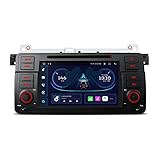 XTRONS Android 12 Autoradio mit Navi Octa Core 2GB 32GB für BMW E46 Eingebauter CarAutoplay Android Auto DSP Unterstützt GPS Bluetooth 5.0 WiFi AHD Camera 8.8 Zoll 1280*480 G+G IPS Touchscreen