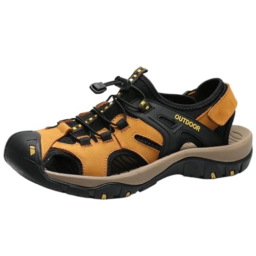 Cocey Men's Beach Shoes: Suede-Like Soft Sole Sandals