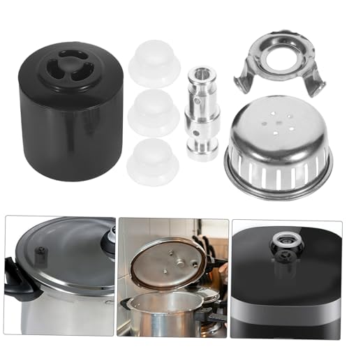 Accesorios de válvula de escape para olla a presión Mikinona, repuestos seguros con válvula limitadora de presión y mango para liberación de vapor miniatura 5