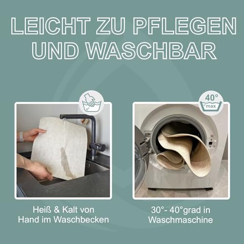 Eco Filzauflage geeignet für USM Haller Möbel inkl. Antirutschmatte (Black, 73,5 x 33,5cm)