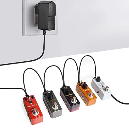 RUMUI Bloc d’alimentation pour pédale de guitare – Pointe 9 V – Câble Daisy Chain négatif à 5 voies – Idéal pour les… - Les Beatles, Paul McCartney, John Lennon, RIngo Starr, George Harrison RUMUI Bloc d'alimentation pour pédale de guitare - Pointe 9 V - Câble Daisy Chain négatif à 5 voies - Idéal pour les…