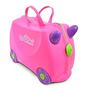 Trunki Children’s Ride-On Suitcase and Kid’s Hand Luggage: Trixie (Pink)