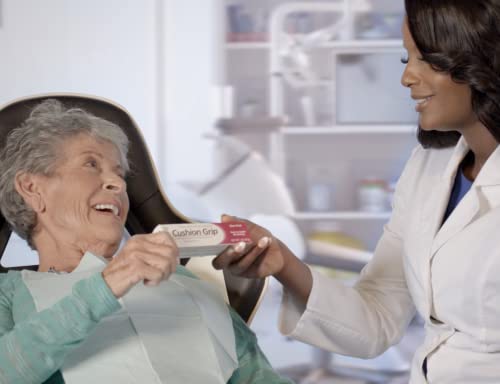 Cushion Grip - A Soft Pliable Thermoplastic For Refitting And Tightening Loose Dentures - Not A Glue Adhesive, Acts Like A Soft Reline (1 Oz) #TOP7