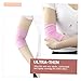 WEKAMOS 2Pairs Gel Moisturizing Elbow Covers Comfortable Skin Care Pads for Daily Use Spa Quality Elbow Sleeves for Nourishing and Restoring Skin Smoothness Fits All