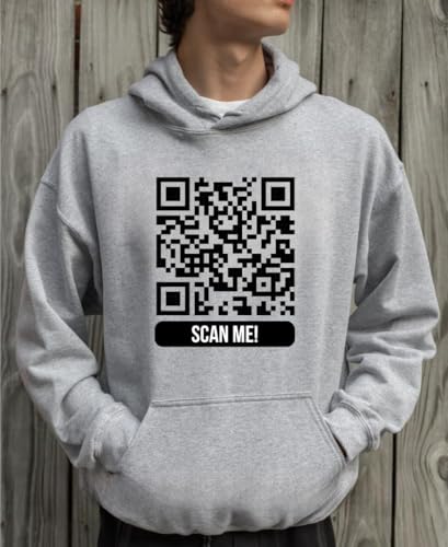 Personalized QR Code Shirt, Custom Your Own Shirts, Funny QR Code T-Shirt, Shirt for Men Women, Multi2