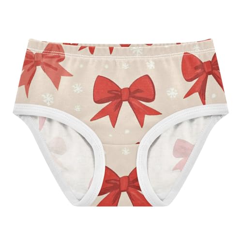 Girls' Briefs Comfort Color for Girls Christmas Bows