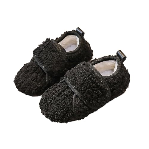 Toddler Boys Girls House Slippers with Microfleece 𝗟ining Cozy Household Shoes Non-slip for Kids