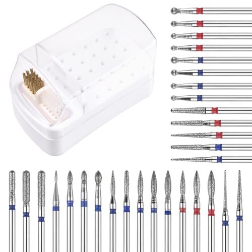 Forets à ongles pour cuticules nettes sans douleur - Set 30 embouts pour gel acrylique