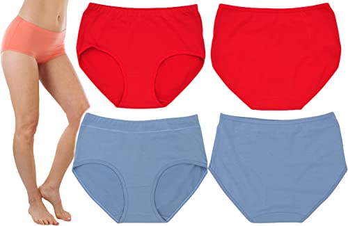 Image of ToBeInStyle Women's Pack of 6 High-Waisted Girdle Brief Tummy Support Everyday Panties