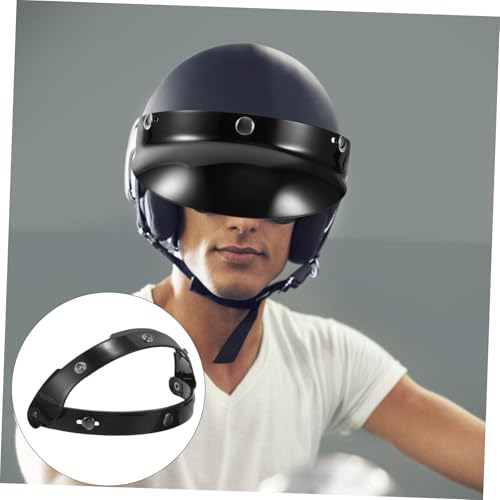 Soporte de casco de motocicleta fácil de instalar para visera protectora ligera de policarbonato 7