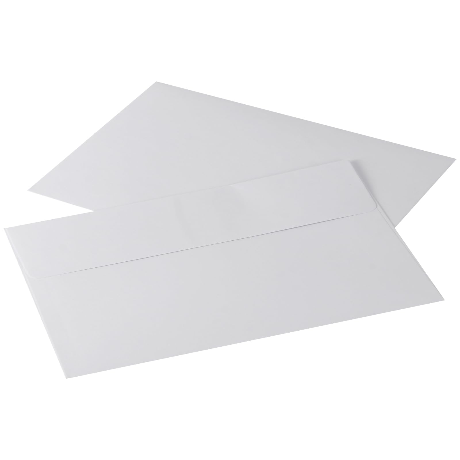 JIAYUET 400PCS 110 x 220mm DL White Letter Envelopes, 80gsm Self Seal Wallet Envelope Pocket Envelopes for Posting Mailing - Image 3