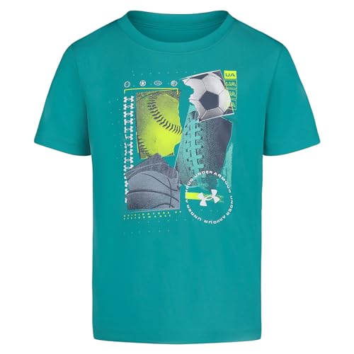 Image of Under Armour Boys' Short Sleeve Sports Graphic T-Shirt, Lightweight & Breathable, Relaxed Fit