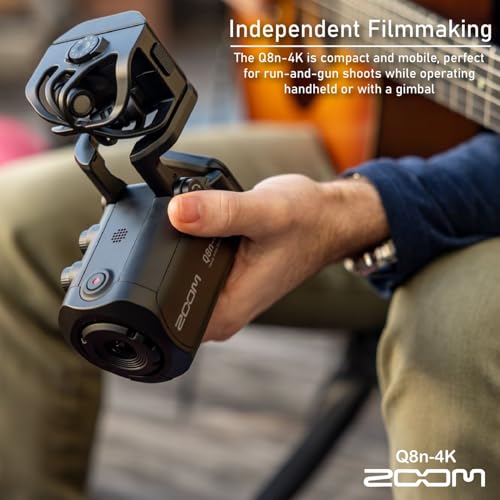 image for Zoom Q8n-4K Ultra HD Handy Video Recorder Bundle with 128GB microSDXC 