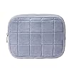 Conair Women's Double Zip Toiletry Travel Bag-Makeup Organizer-Gifts for her, Frosty Blue, 1 Count (Pack of 1)