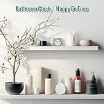 Minimalist Battery Analog Travel Alarm Clock, Silver Table Desk Shelf Clocks for Bedrooms, Beside Clock for Kids Seniors, Ascending Alarm, Maximalist Decor, Silver - Image 5