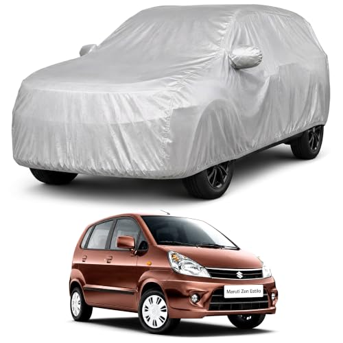 Image of Autofact Car Body Cover Compatible with Zen Estilo | Custom Fit Car Cover | 100% Water-Resistant| Triple-Stitched Lightweight Fabric | Dustproof | Indoor & Outdoor Use | Elastic Bottom