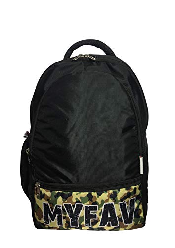 Image of MY FAV Laptop Backpack | Printed Lightweight Laptop Bag for Men & Women | Water-Resistant Office, School & College Backpack | Spacious & Durable with Multi Compartments |Fits Up to 17 inch Laptop