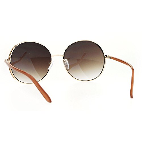 Womens Fashion Sunglasses Classy Stylish Round Frame UV 4003