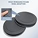 Fiegromech 4PCS 6.5 Inch Speaker Foam Ring,High Rebound Car Speaker Baffle Gasket Enhancer,Self Adhesive Door Speakers Spacer Rings Sponge Blocker Kit