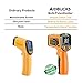 Infrared Thermometer AIDBUCKS AD6530B Digital Laser Non Contact Cooking IR Temperature Gun -58°F to 1472°F with Color Display 12 Points Aperture for Kitchen Food Meat BBQ Automotive and Industrial