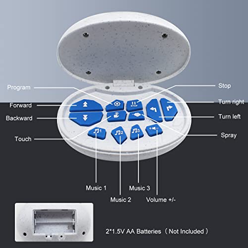 Mostop Rc Robot Dinosaur Toy Interactive Remote Control Robotic Dinosaur With Mist Spraying, Programmable Rc Dinosaur Robot Electronic Dino Toy Walking Dancing Remote Control Toys For Boys Girls… #TOP4