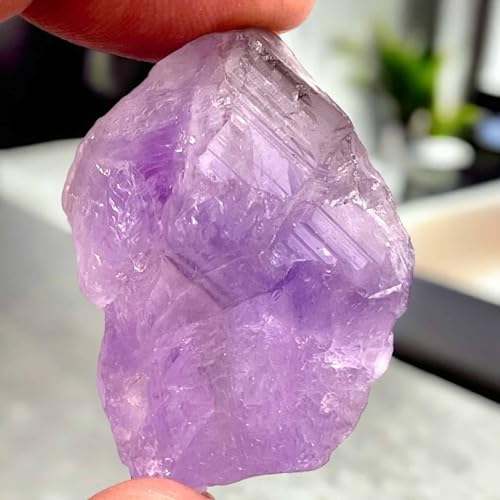 arana's - Piedra de bolsillo AMATISTA en bruto 3-5 cm - Llévala siempre contigo - Amuleto de la suerte - Piedras y cristales naturales curativos para sanacion (Amatista)