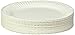 Empress Uncoated Paper Plate, 9 Inches, White, Pack of 100 - 1004997