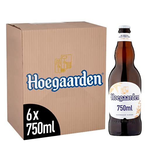Hoegaarden Belgian Wheat Beer Large Bottle 6 x 750 ml