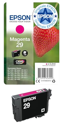 Epson 29 Magenta Strawberry Genuine Claria Home Ink
