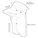 Aosekaa Sun Hat with Face Covering Breathable Sun Protection Lightweight Visor Men Women for Gardening Outdoor Camping Hiking, Pink