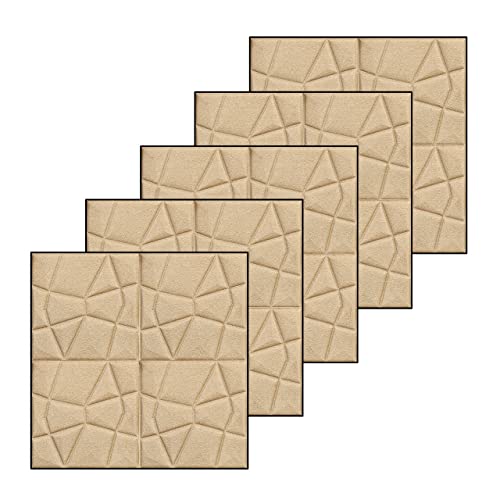 Image of SAYFINE 3D Wall Panel Wallpaper, Self Adhesive PE Foam Brick Sticker, Waterproof Wall Covering for Home Decor, 70 x 70 cm (Pack of 1, 5.27 Sq. Ft. Approx)
