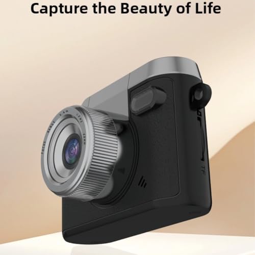 Caméra rétro avec objectif rabattable, mini caméscope HD de 7 cm ultra compact. - 4