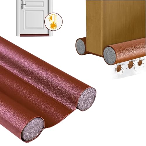Burlete Puerta Entrada - Burletes para Puertas Adaptable hasta 93 cm - Burlete Puerta Exterior e Interior Reduce Entrada de luz,Polvo,bichos y Ruido - Burlete bajo Puerta Aislante Termico Frio/Calor