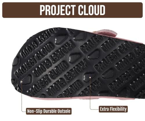 Image of Project Cloud Kids 100% Genuine Leather Non Slip Clogs with Cork Footbed