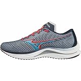 Mizuno Herren Wave Rebellion Sneaker, India Ink/Scuba Blue/Ignition Red, 47 EU